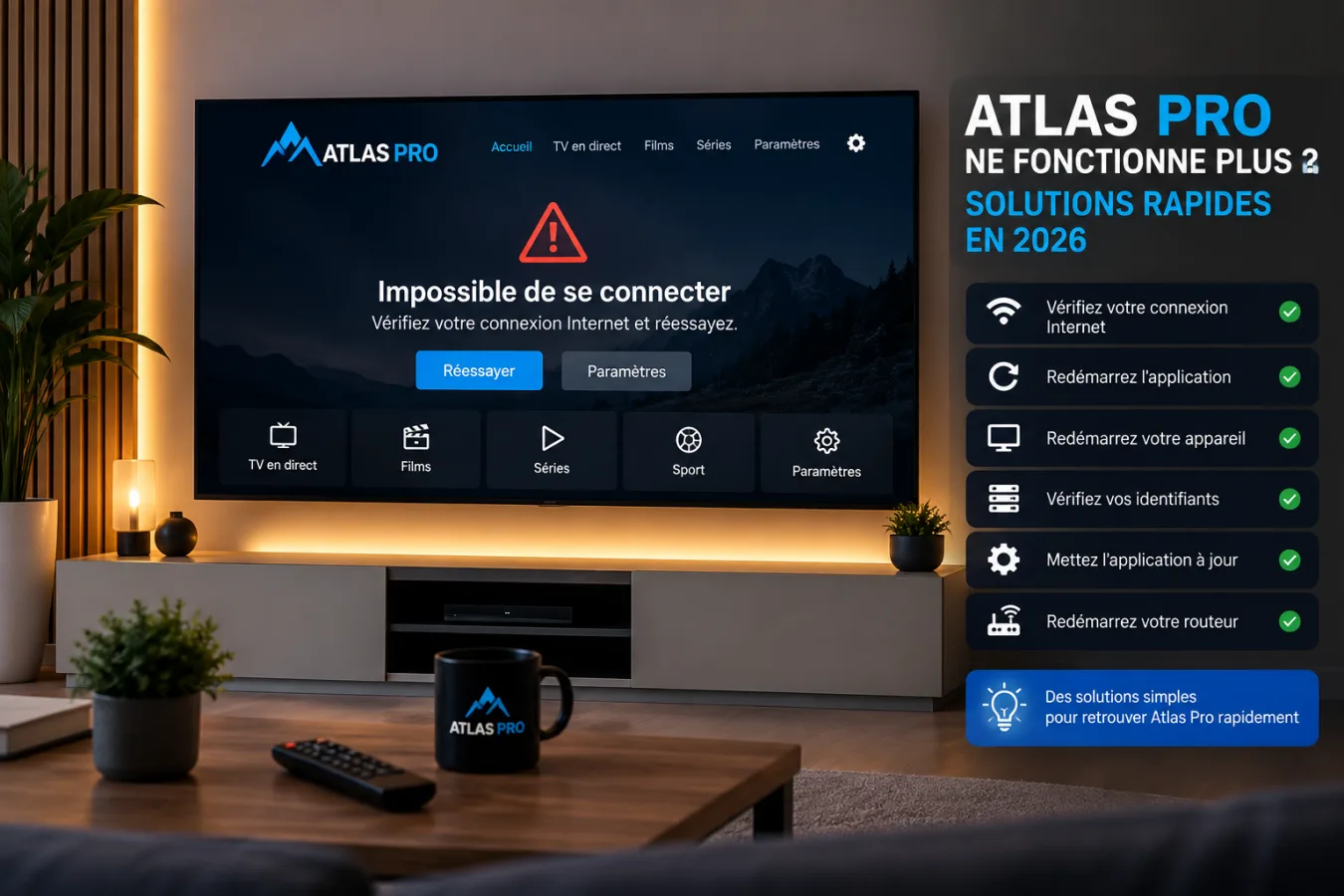 Atlas Pro Ne Fonctionne Plus ? Solutions Rapides en 2026