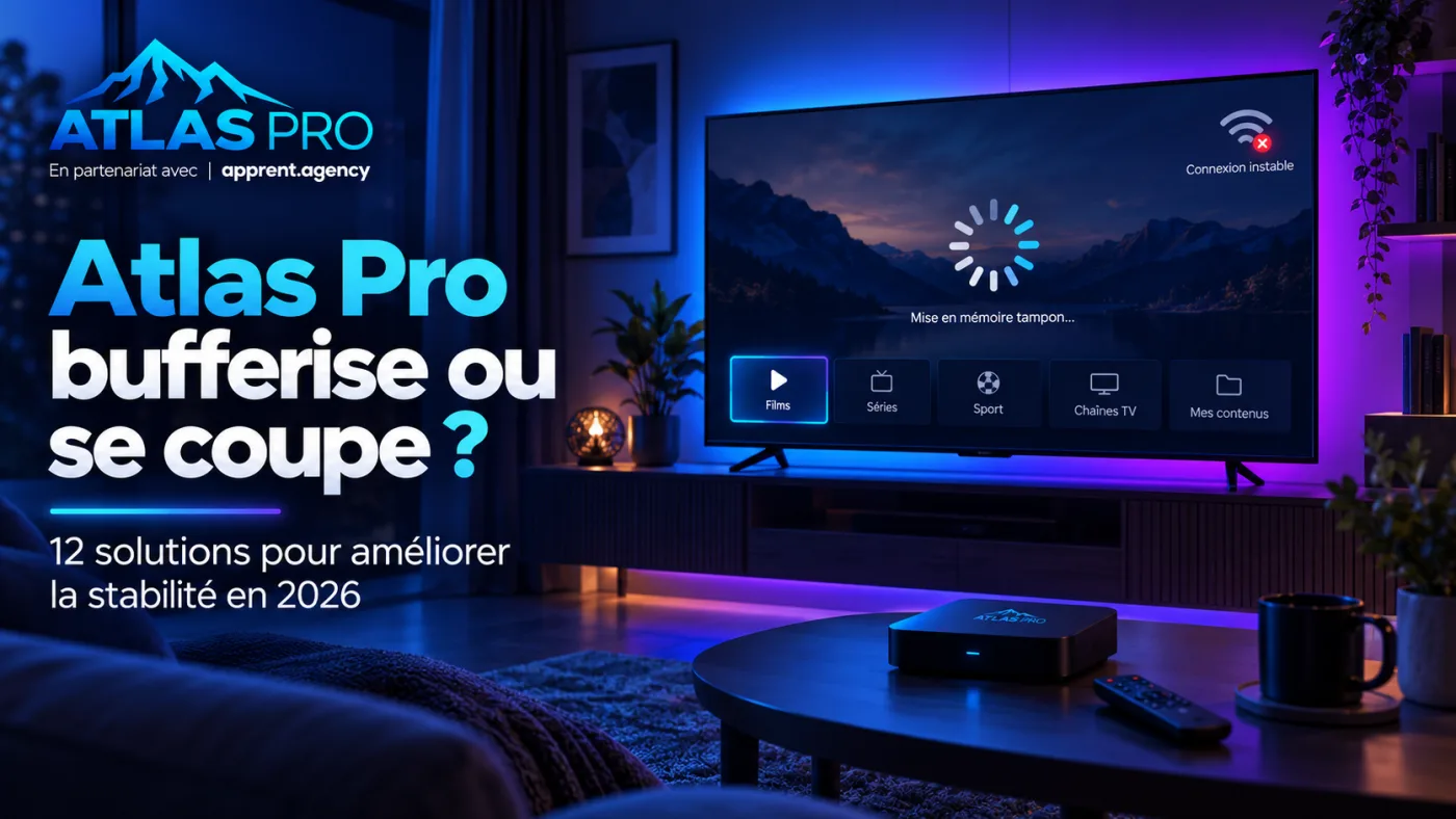 Atlas Pro bufferise ou se coupe : 12 solutions pour améliorer la stabilité en 2026
