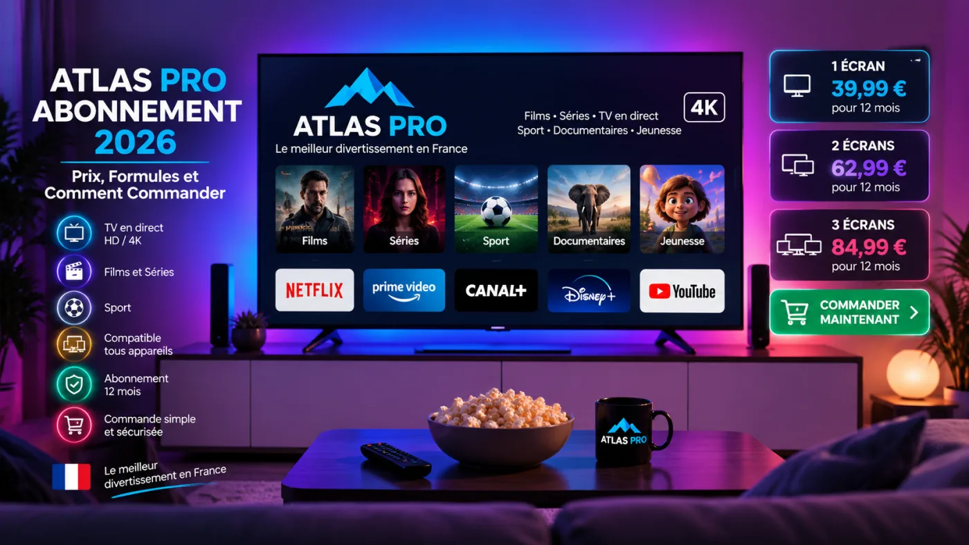 Atlas Pro Abonnement 2026 : Prix, Formules et Comment Commander
