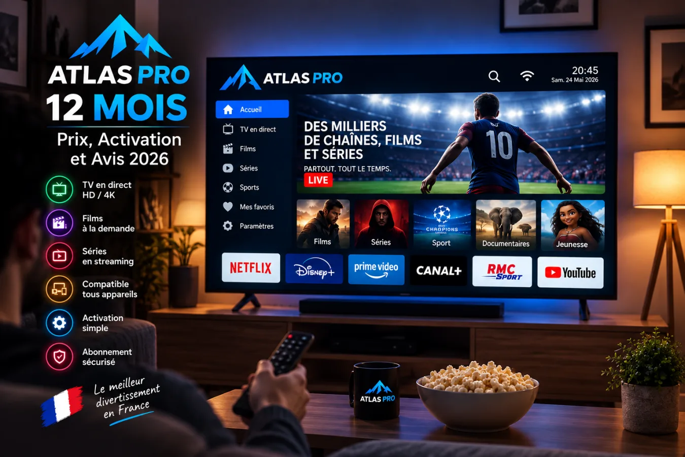 Atlas Pro 12 Mois : Prix, Activation et Avis 2026